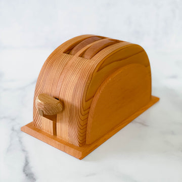 Wooden Toaster & Bread Slices
